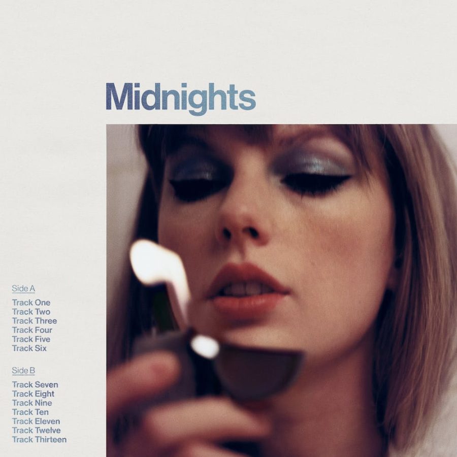 The album cover for Taylor Swifts new album: Midnights
