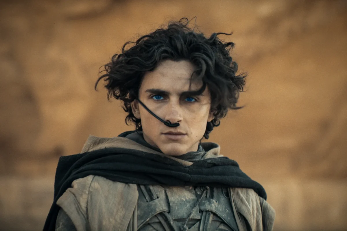 Paul Atreides, the main character of "Dune: Part Two," after being fully ingrained into the Fremen.