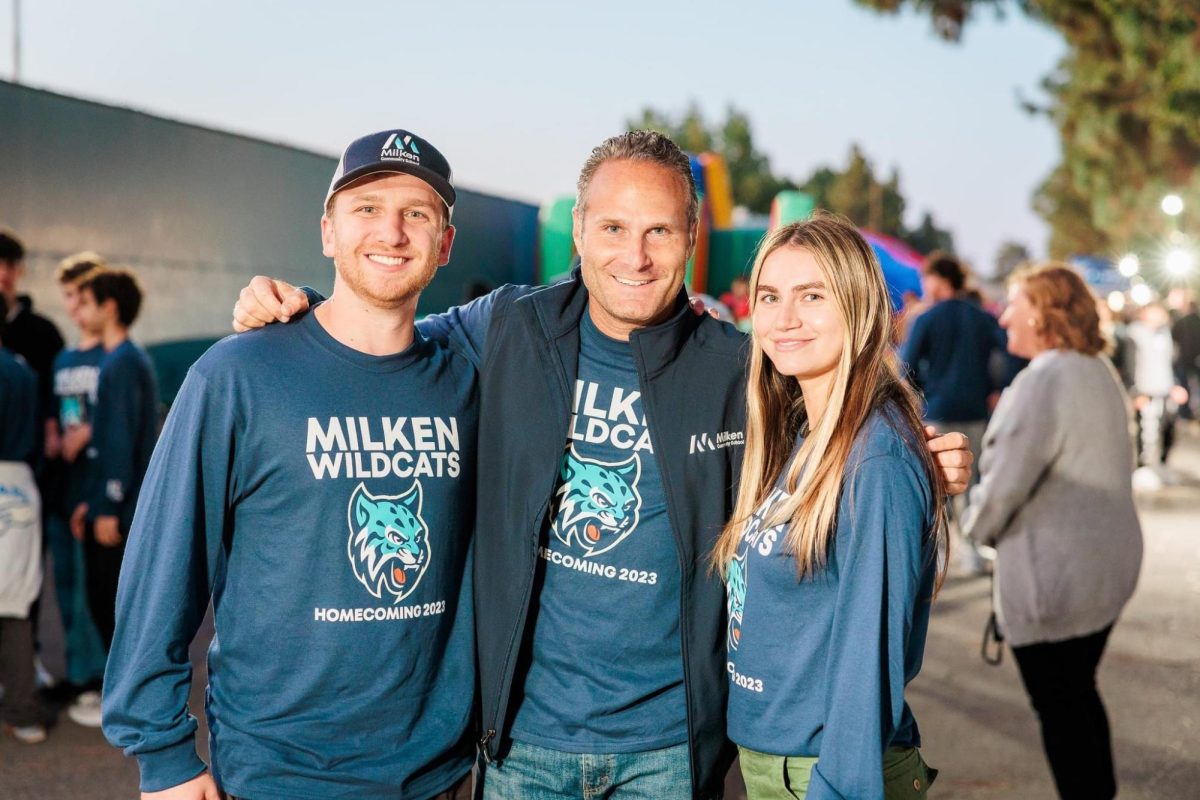 Pictured Left to Right: Sammy Lawrence, Ross Mankuta and Chloe Sabbah. Photo courtesy of Mr. Sammy Lawrence