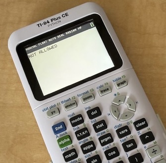 TI-84 accepting a possible fate.